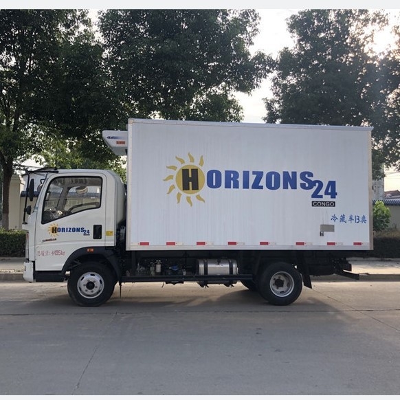 Sinotruk Howo Μικρό φορτηγό ψυγείο 95χλμ/ώρα 130hp 5 τόνων Μίνι ψυγείο φορτηγό