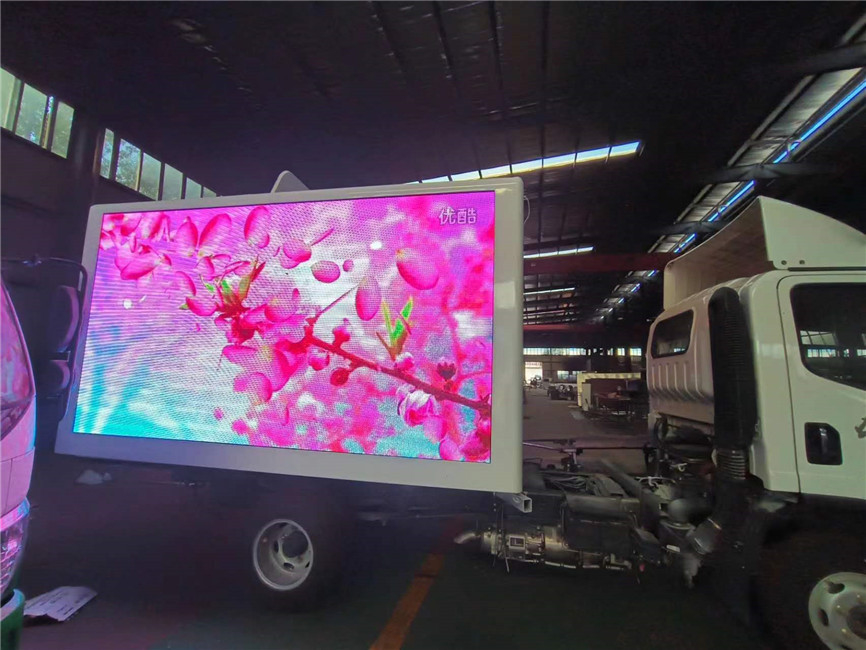 Π5 Π6 Διαφήμιση Ψηφιακή Πίνακα Κινητή οθόνη LED Φορτηγό Εξωτερική πλήρες χρώμα με γεννήτρια