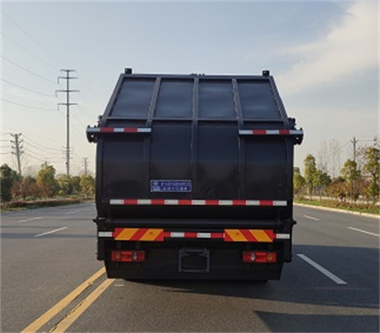 Καμιόνι σκουπιδιών Πλυντήριο σκουπιδιών Dongfeng 5995 Kg Συμπυκνωτής Καμιόνι σκουπιδιών με πλαίσιο από ατσάλι άνθρακα