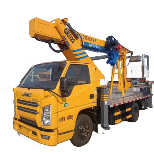 115hp 4x2 οδήγηση τύπου φορτηγό υψηλής ανυψωτικής πλατφόρμας για εύκολη λειτουργία