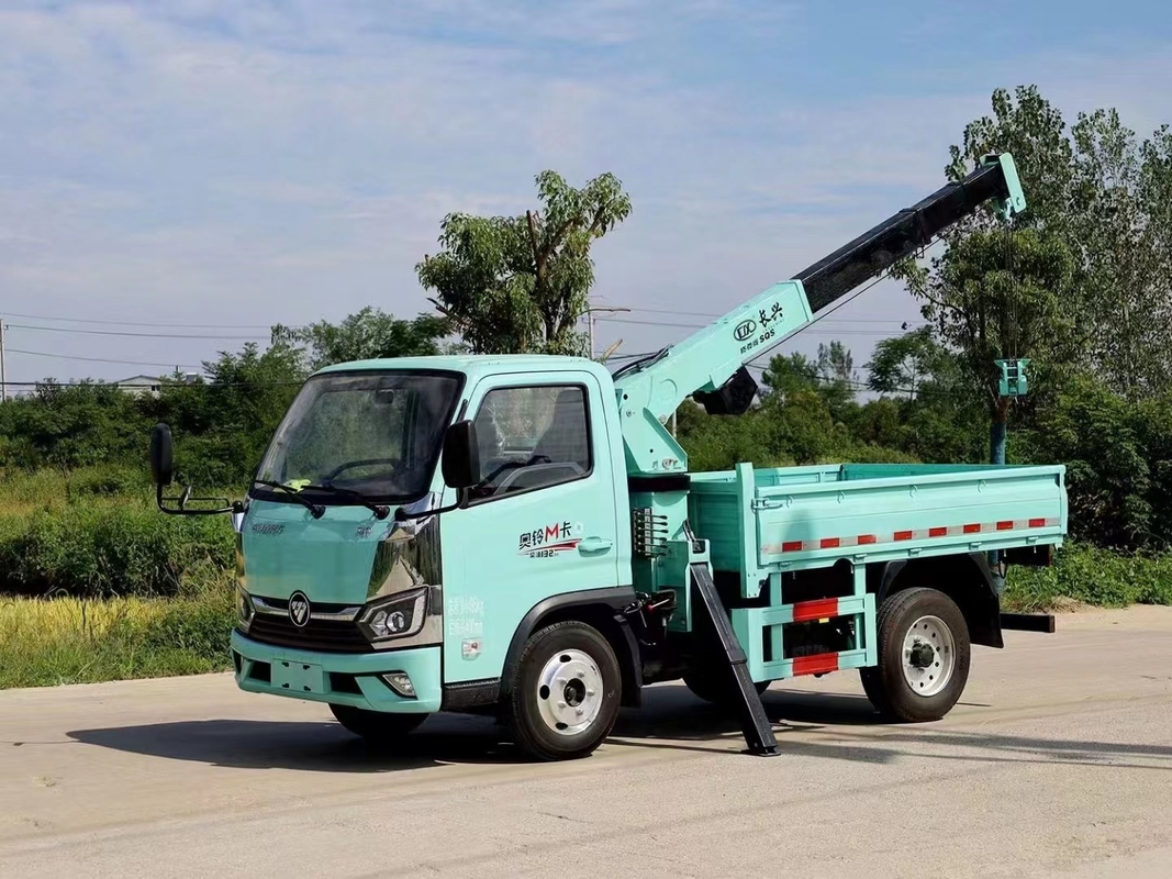 850-1150mm Εγκατάσταση Διαστημικό φορτηγό Εγκατεστημένο γερανό με ευθεία τηλεσκοπική βουμή 4 βραχίονων