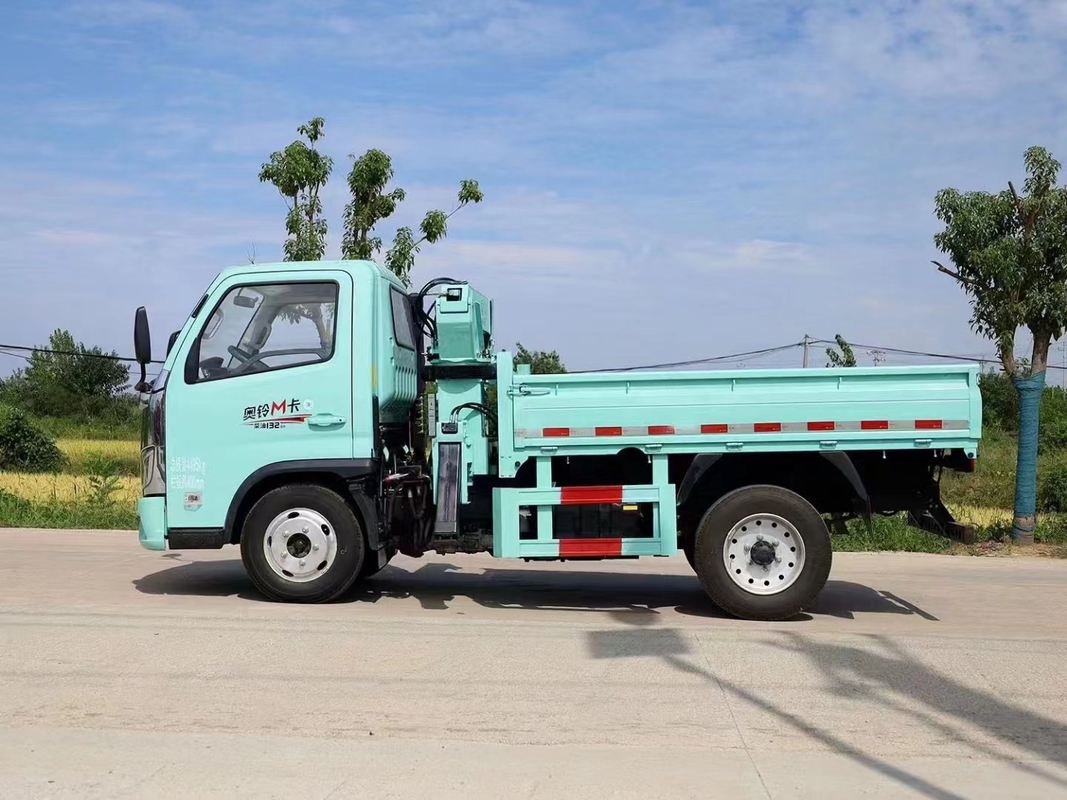850-1150mm Εγκατάσταση Διαστημικό φορτηγό Εγκατεστημένο γερανό με ευθεία τηλεσκοπική βουμή 4 βραχίονων