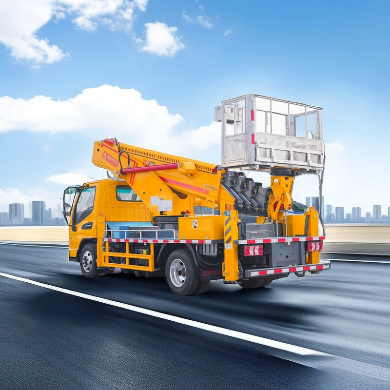 Isuzu 85KW Αεροκίνητο Εργατικό Φορτηγό Φορτηγά κουβά 200kg Φορτίο 5 ταχυτήτων Εγχειρίδιο Έξαγωνικό Φως Φωτιάς