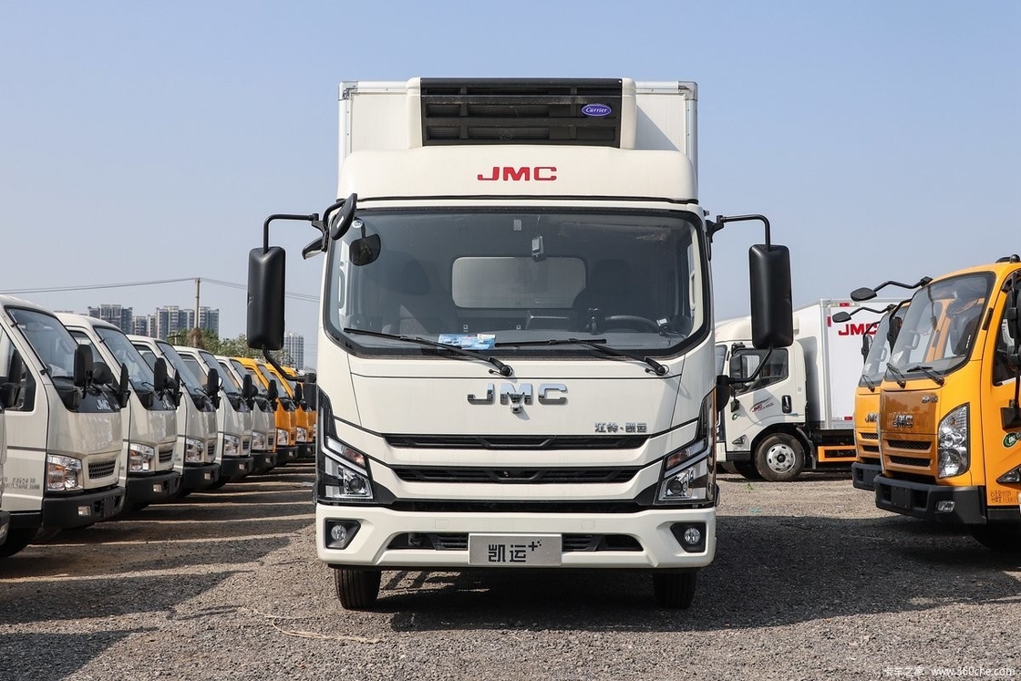 Φημισμένο Jmc ελαφρύ ψυγείο φορτηγό 4x2 κατεψυγμένα τρόφιμα φορτηγό μεταφοράς για πώληση