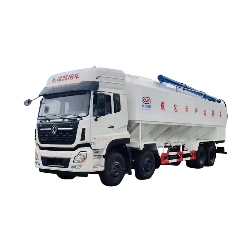 Φορτηγό μεταφοράς τροφίμων για ζώα Dongfeng 7700*2500*3550mm Euro 5 Φορτηγό απόρριψης χύδης ζωοτροφών