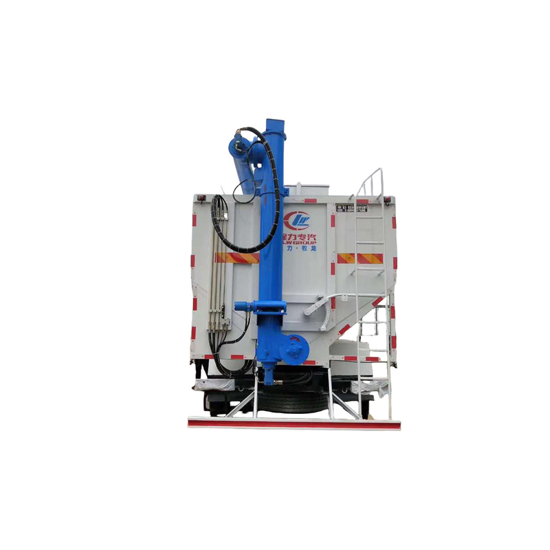 Φορτηγό μεταφοράς τροφίμων για ζώα Dongfeng 7700*2500*3550mm Euro 5 Φορτηγό απόρριψης χύδης ζωοτροφών