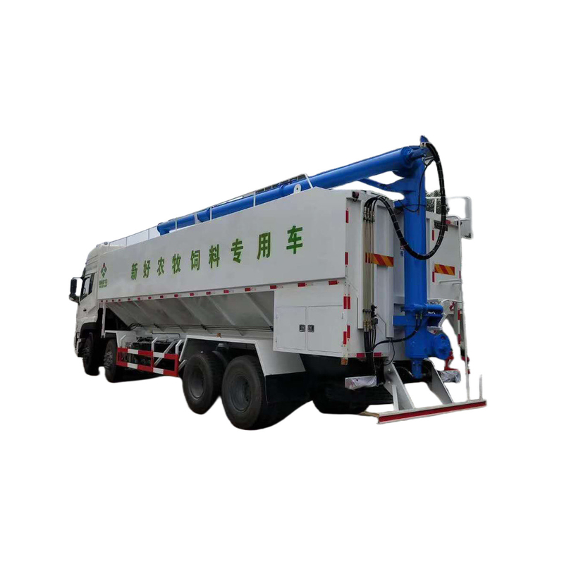 Φορτηγό μεταφοράς τροφίμων για ζώα Dongfeng 7700*2500*3550mm Euro 5 Φορτηγό απόρριψης χύδης ζωοτροφών