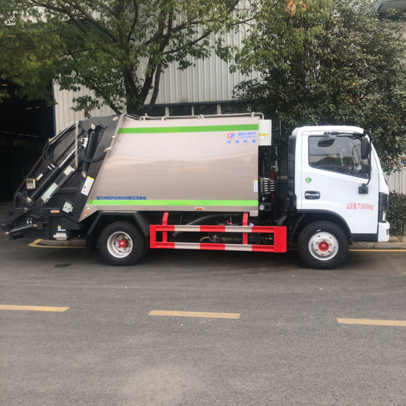 2023 Νέο φορτηγό συλλογής σκουπιδιών Dongfeng Min για πώληση 7m3 Συμπυκνωτής φορτηγό σκουπιδιών