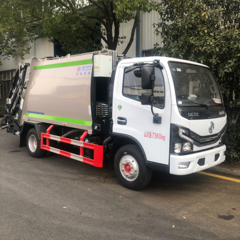 2023 Νέο φορτηγό συλλογής σκουπιδιών Dongfeng Min για πώληση 7m3 Συμπυκνωτής φορτηγό σκουπιδιών