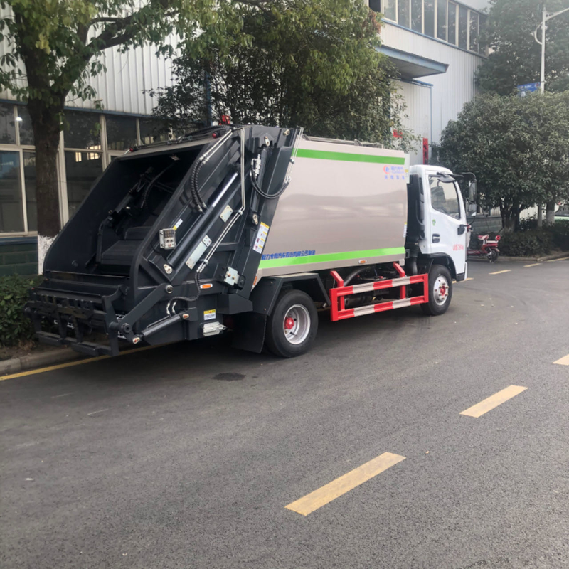 2023 Νέο φορτηγό συλλογής σκουπιδιών Dongfeng Min για πώληση 7m3 Συμπυκνωτής φορτηγό σκουπιδιών