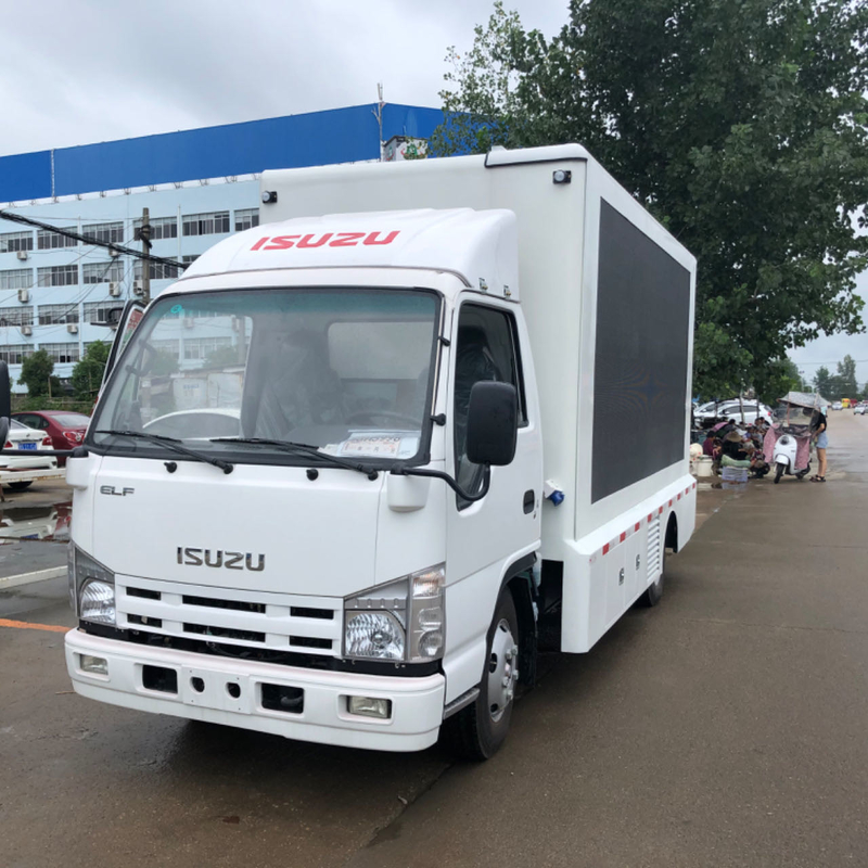 Isuzu P5 P6 P4 φορτηγό τοποθετημένη LED οθόνη 3840 * 1728mm κινητή οθόνη LED ρυμουλκούμενο 102HP