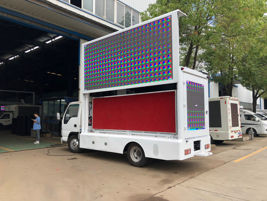 Isuzu 4*2 Euro 5 Led Display Box Φορτηγό κινητή οθόνη LED Πίνακα διαφημίσεων φορτηγό διαφήμιση φορτηγό Led για πώληση