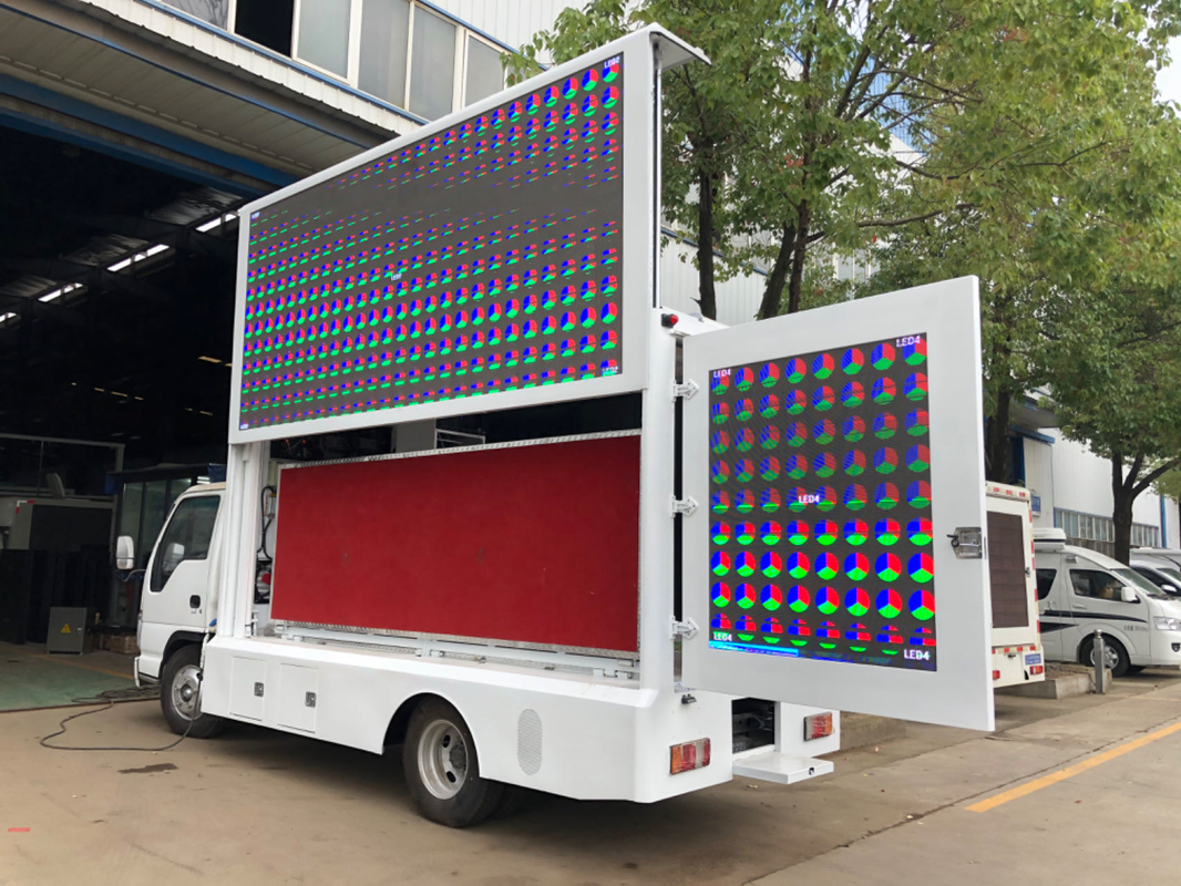 Isuzu Led Display Box Φορτηγό Pixel Pitch 8mm Κινητή οθόνη LED Πίνακα διαφημίσεων Φορτηγό Διαφήμιση Φορτηγό Led για πώληση