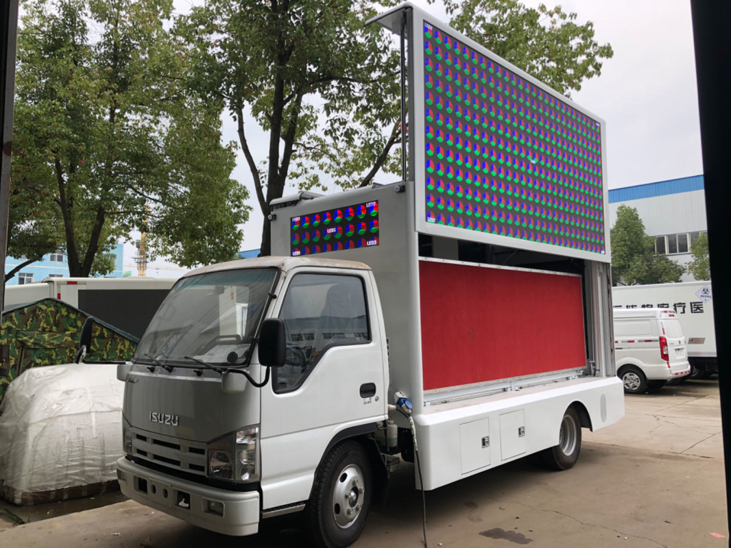 LED Roving διαφημιστικό φορτηγό Ιαπωνία μάρκα 4,2m μικρό LED κινητό φορτηγό σκηνής