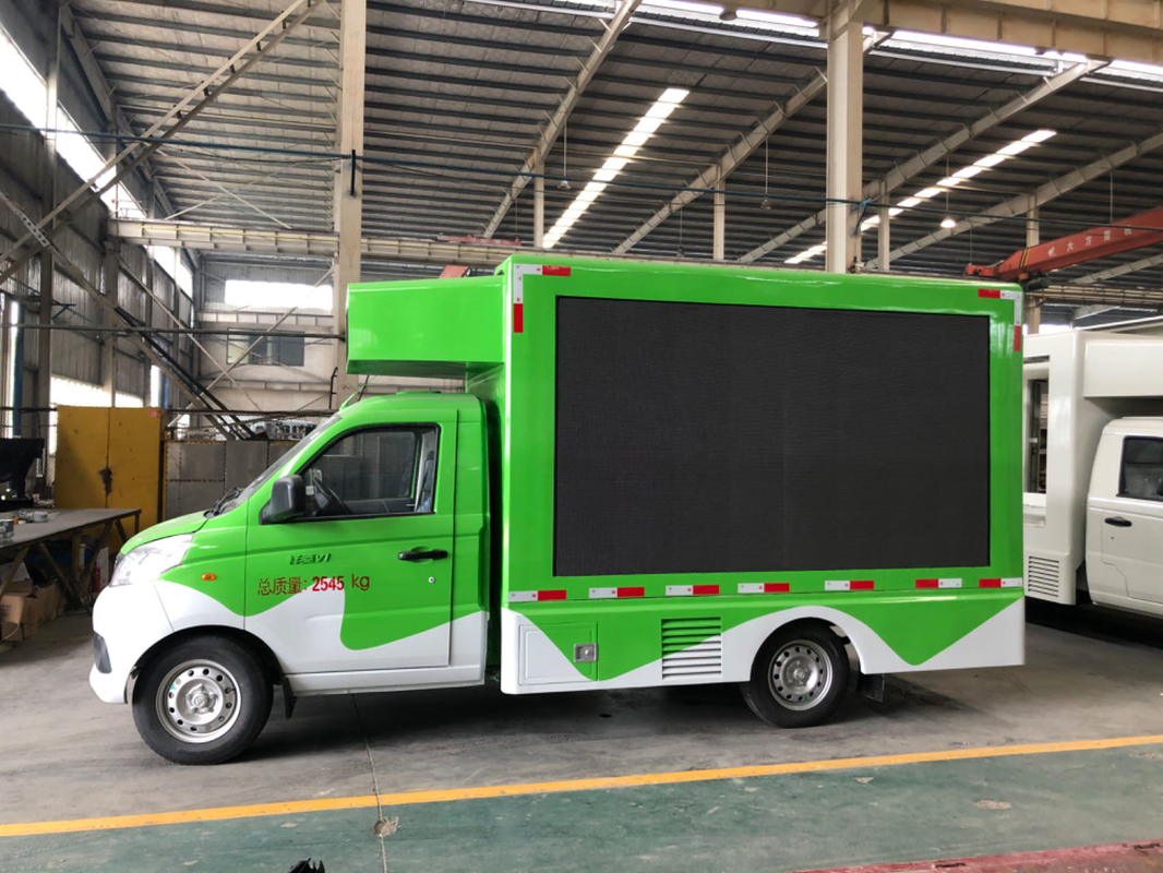 Euro 5 Outdoor P4 Full Color Led Billboard Mobile Advertising Ψηφιακό φορτηγό μέσων ενημέρωσης