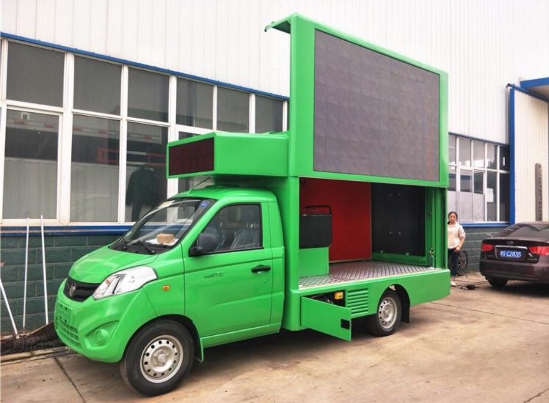 Euro 5 Outdoor P4 Full Color Led Billboard Mobile Advertising Ψηφιακό φορτηγό μέσων ενημέρωσης
