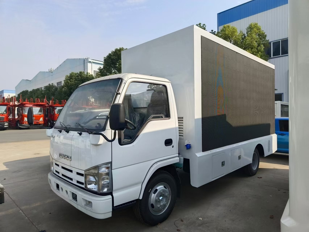 Ιαπωνική μάρκα Isuzu Mobile Led Truck Διαφήμιση P3 P4 P5 Μικρό LED Mobile Led Display Trailer