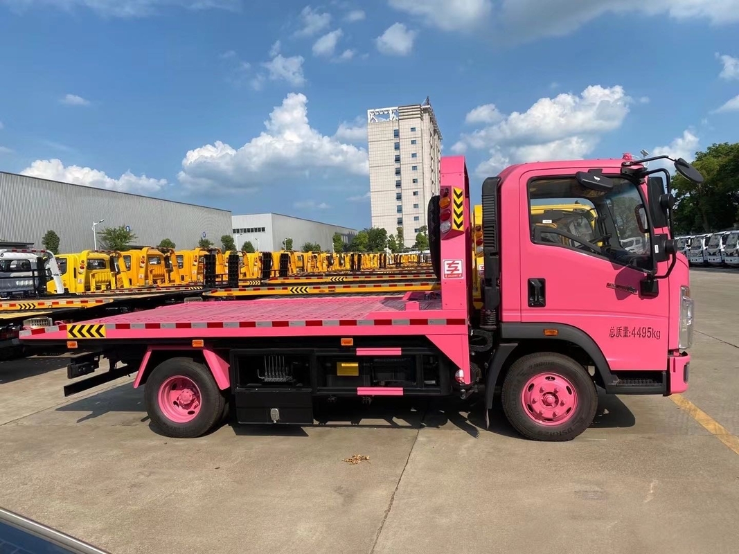 SINOTRUK HOWO 4x2 3-5 τόνων Flatbed Light Duty Wrecker ρυμουλκούμενο φορτηγό οδική διάσωση οχήμα ανάκτησης για πώληση